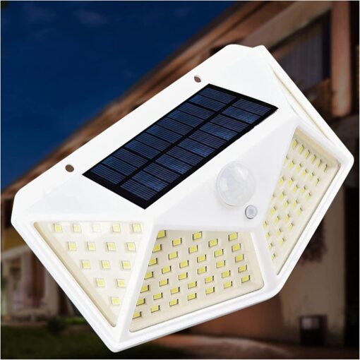 3 Modes Adjustable Motion Sensor 100 LED Solar light - Image 17