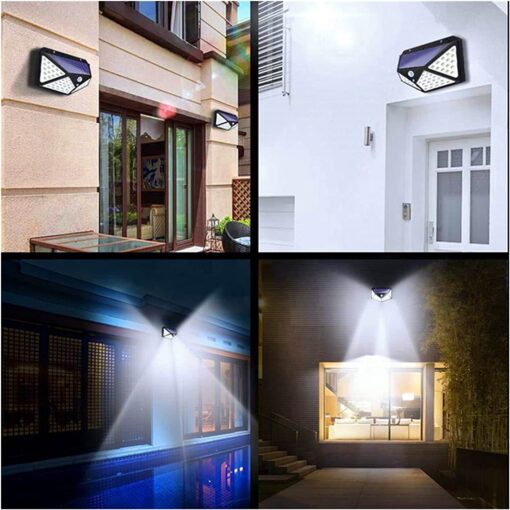 3 Modes Adjustable Motion Sensor 100 LED Solar light - Image 15