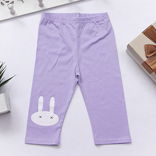 Rabbit Pattern Summer Leggings - Image 4