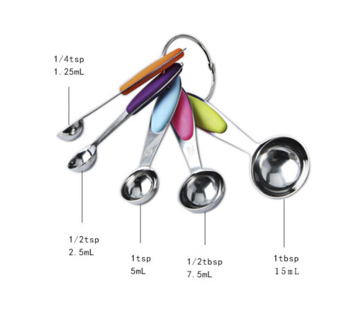 Stainless Steel Measuring Spoon Set - Image 4