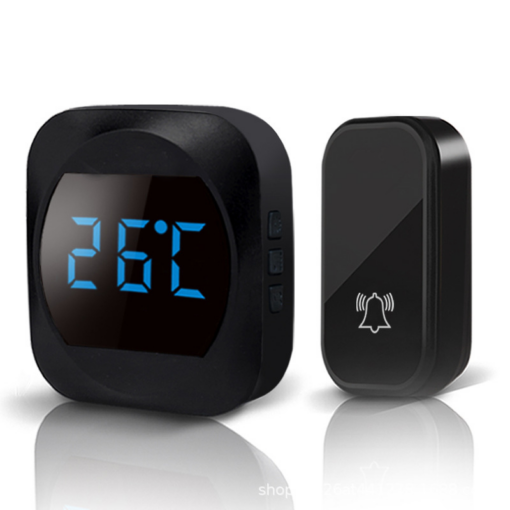 No need for Batteries Smart Wireless Doorbell with Digital Thermometer - Image 3