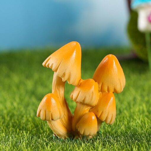 Artificial Mini Resin Mushroom Fairy Garden Decorations - Image 9