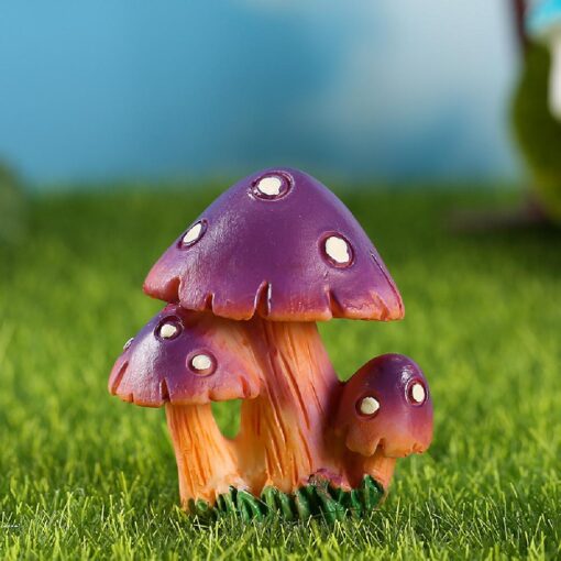 Artificial Mini Resin Mushroom Fairy Garden Decorations - Image 10