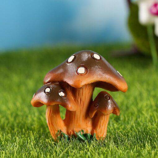 Artificial Mini Resin Mushroom Fairy Garden Decorations - Image 11