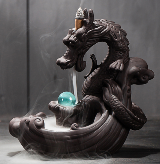 Dragon Waterfall Incense Burner with free Cones - Image 6