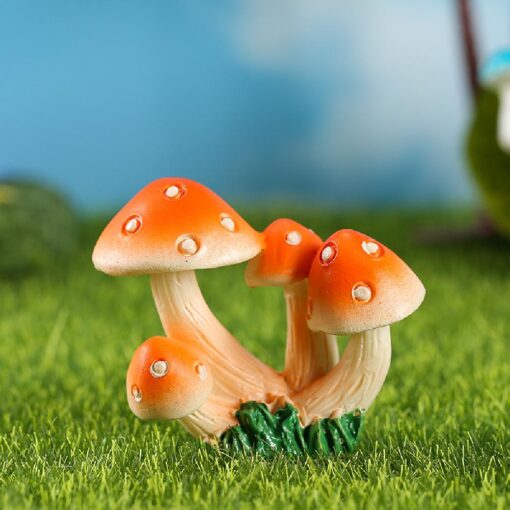 Artificial Mini Resin Mushroom Fairy Garden Decorations - Image 13