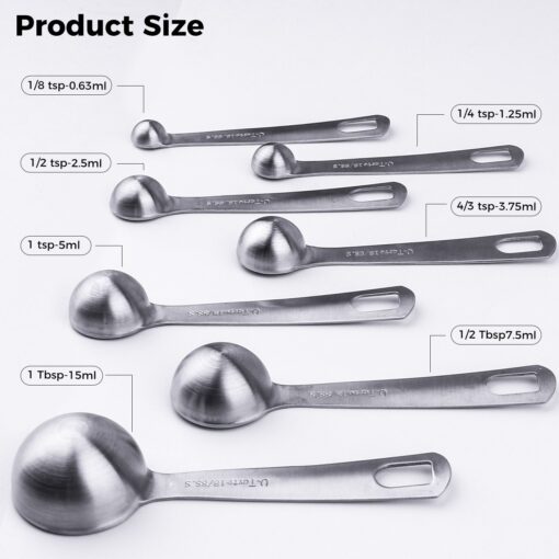 Stainless Steel Measuring Spoon Set - Image 12