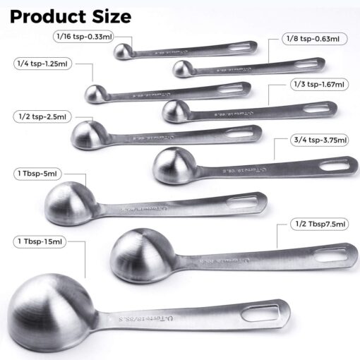 Stainless Steel Measuring Spoon Set - Image 15