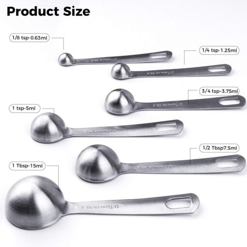 Stainless Steel Measuring Spoon Set - Image 17