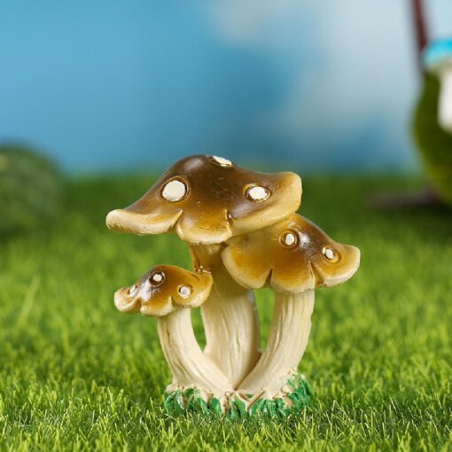 Artificial Mini Resin Mushroom Fairy Garden Decorations - Image 14