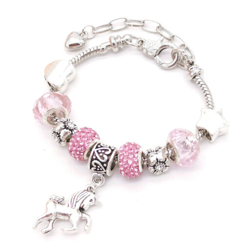 Charm Bracelet Kit DIY Gift with 3 Silver Chain - Image 9