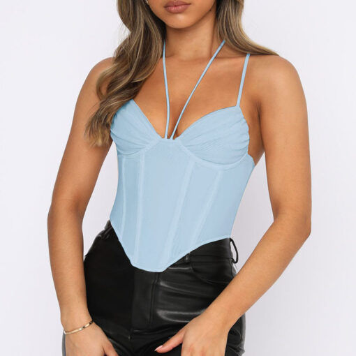 Sexy Satin Corset - Image 4