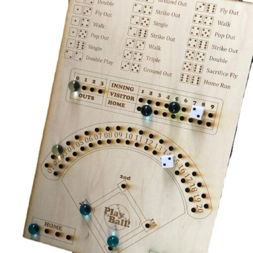 Baseball Dice Board Game Interactive Double Battle Table Game - Image 7