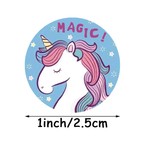 500 pcs Unicorn Sticker - Image 4