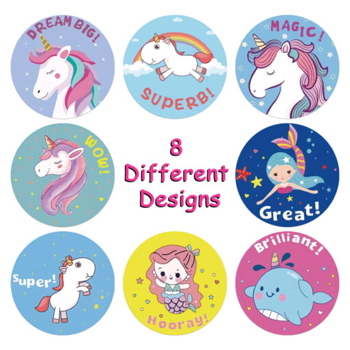 500 pcs Unicorn Sticker - Image 8