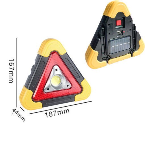 Solar LED Warning Triangle - Image 2