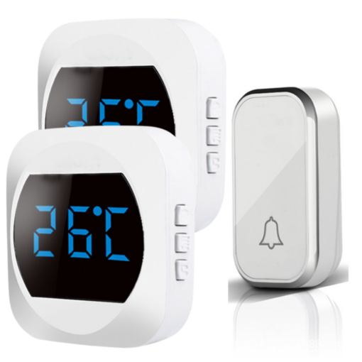 No need for Batteries Smart Wireless Doorbell with Digital Thermometer - Image 6