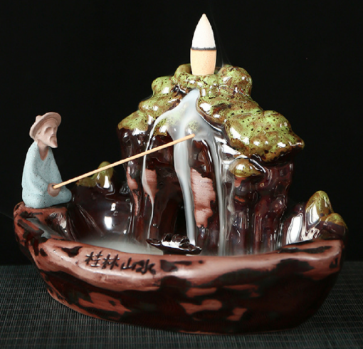 Old Man Waterfall Incense Holder with optional cones - Image 3