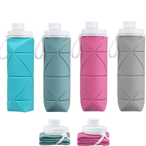 Outdoor Sports 600ml Silicone Folding Water Cup