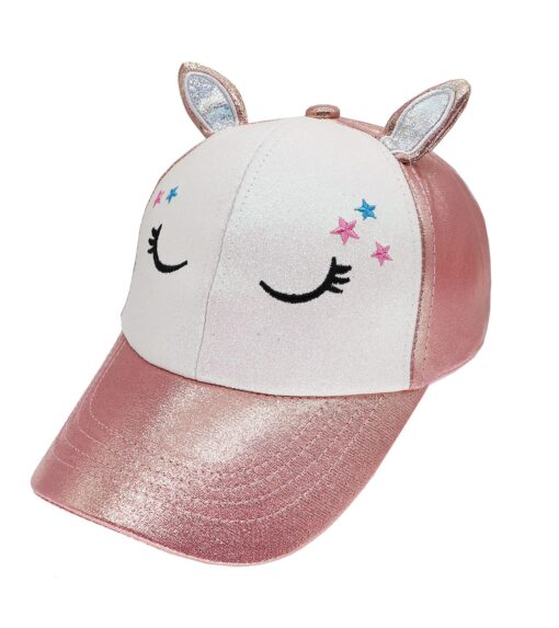 Kids Baseball Summer Cap - Unicorn or Cat Sunshade Hat - Image 10