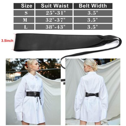 PU Leather Obi Belt - Image 7