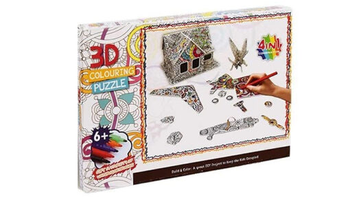 DIY 3D Shape Colouring Puzzle Set - 3 Options - Image 6