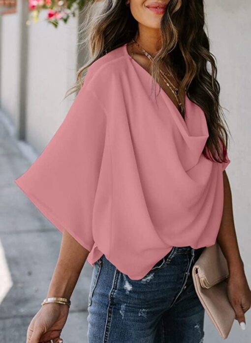 Casual Loose Chiffon Blouse - Image 6