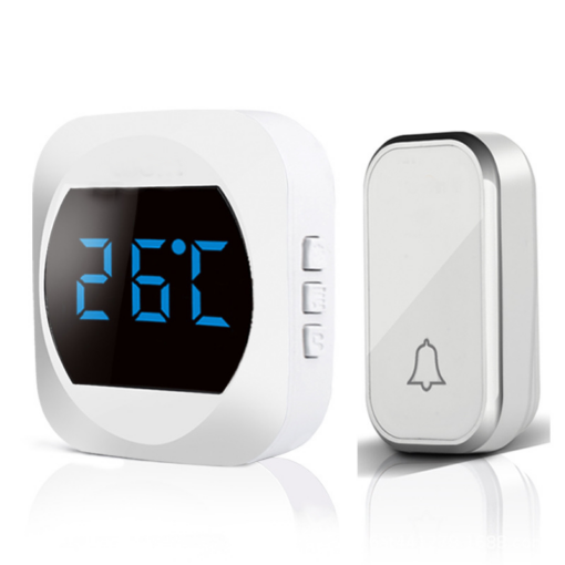 No need for Batteries Smart Wireless Doorbell with Digital Thermometer - Image 5