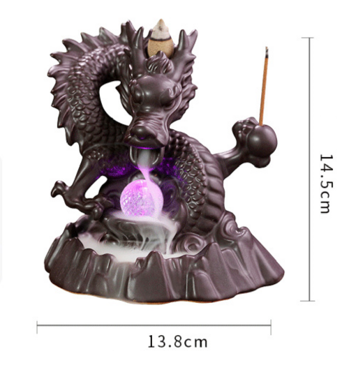 Dragon Waterfall Incense Burner with free Cones - Image 9