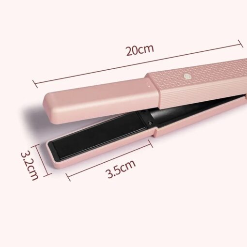 USB Rechargeable Wireless Ceramic Flat Iron Hair Straightener - Image 11