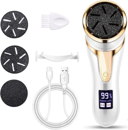 Vacuum USB Rechargeable Hard Skin Foot File  Electric Callus Remover