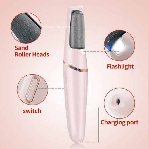 USB Rechargeable Electric Foot Callus Remover and 8 in 1 Foot Scraper Foot Care Kit - Image 14