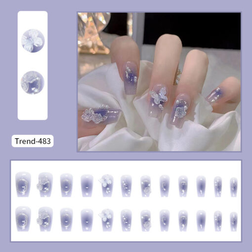 24 Pcs 3D Butterfly Decor Fake Nail - Image 3