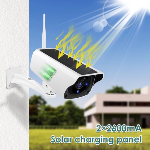 Solar Wifi camera CCTV Surveillance Bullet Two Way Audio