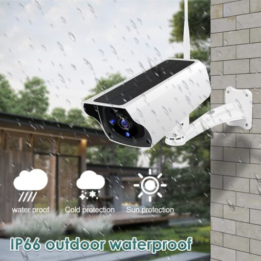 Solar Wifi camera CCTV Surveillance Bullet Two Way Audio - Image 11