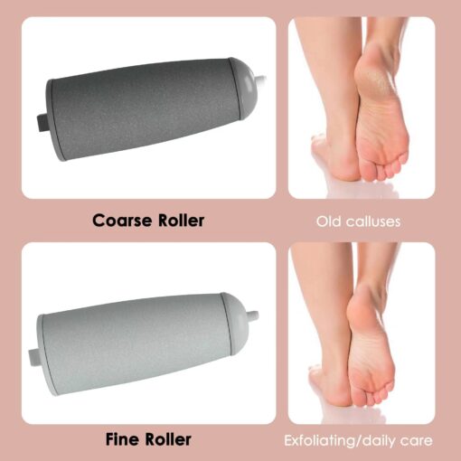 USB Rechargeable Electric Foot Callus Remover and 8 in 1 Foot Scraper Foot Care Kit - Image 4