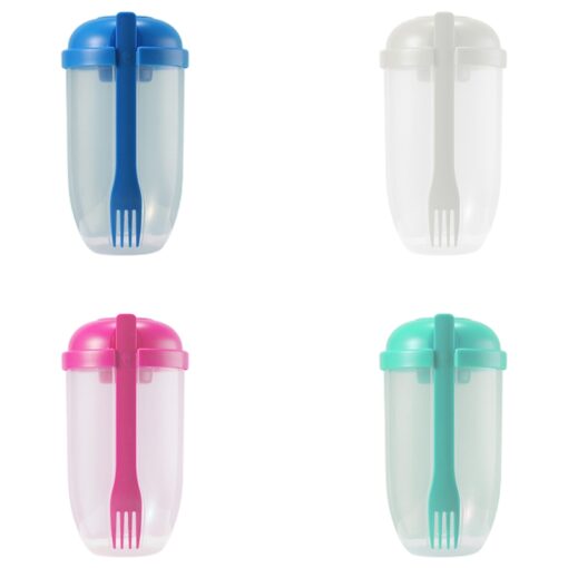 Fresh Salad Shaker Cup with Fork - Image 23