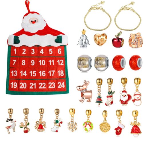 Christmas Santa Advent Calender Bracelet DIY Kit