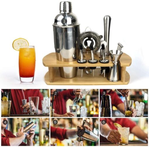 16 piece Bartender Kit Cocktail Shaker Set - Image 2