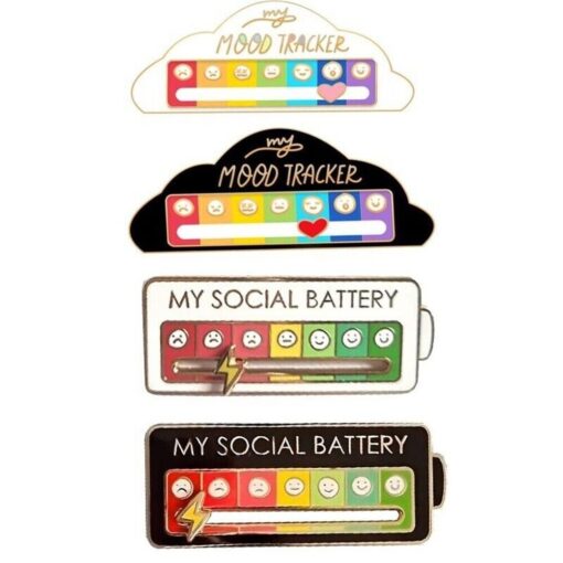 Social Mood Brooch Pin - Image 9