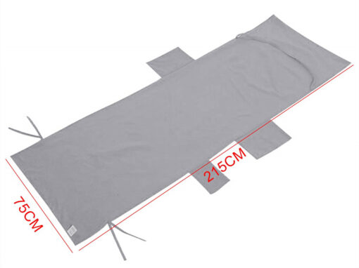 Sun Lounger Beach Towel with Two Pockets and Bag - Image 8