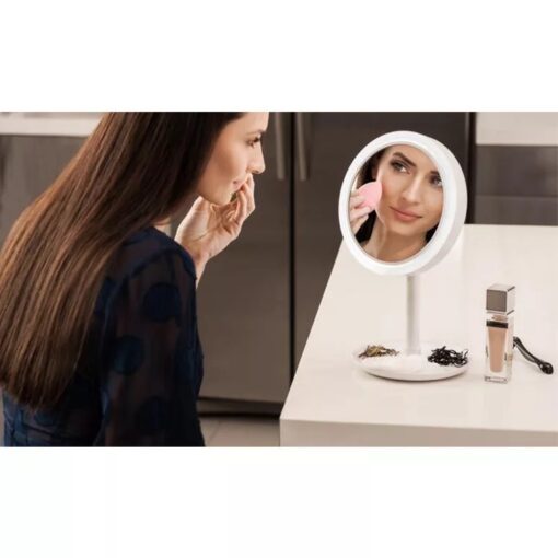 LED Makeup Mirror with Fan - Image 11