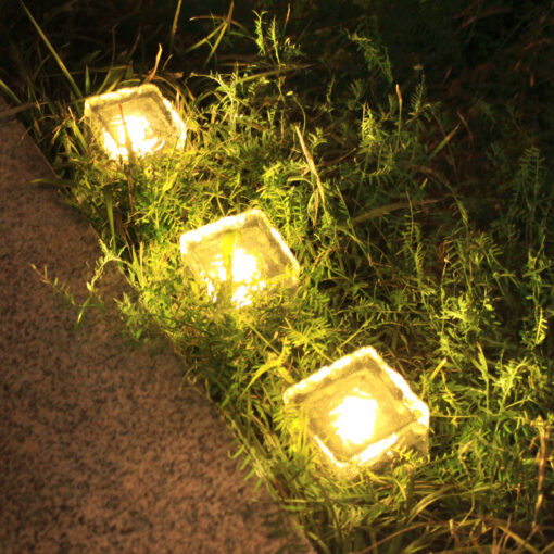 1 or 4 Pcs Solar Cube Brick Lights - Image 14