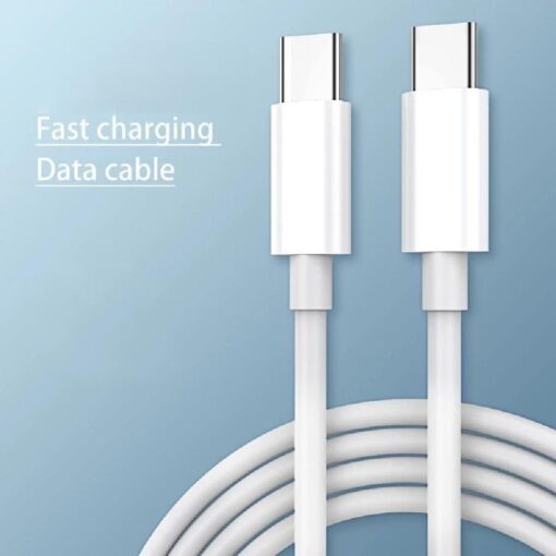 1m or 2m 100w USB C to USB C Cable - Image 4