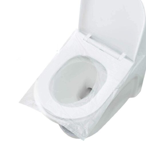 50Pcs Disposable Toilet Seat Safety Cover Mat - Image 4