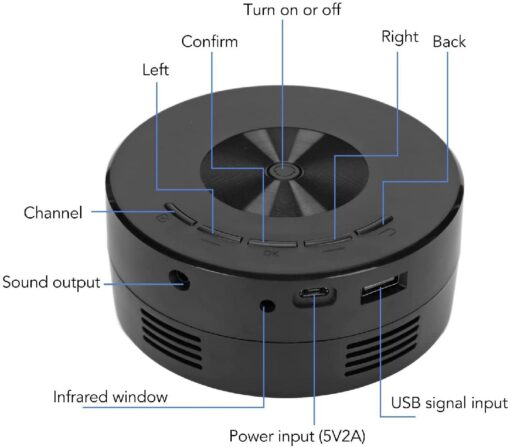 HD Pocket Portable Mini LED Projector - Image 5