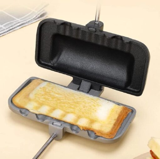 Double-Sided Sandwich Pan Non-Stick Foldable Grill Frying Pan - Image 3