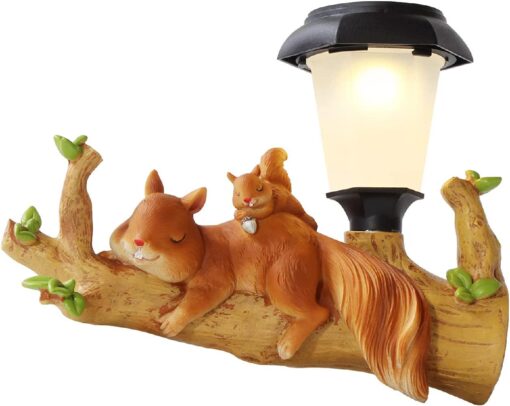 LED Night Light Cartoon Animal Statue Solar Light - Image 8