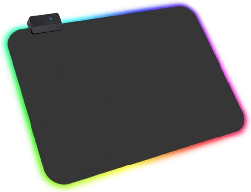 Non-Slip Rubber RGB LED Lighting Mouse Pad Mat - Image 11