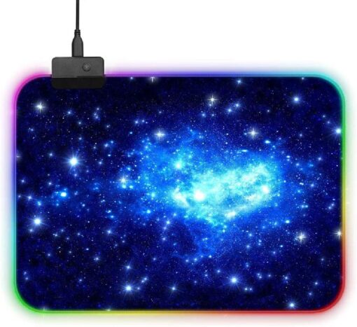 Non-Slip Rubber RGB LED Lighting Mouse Pad Mat - Image 7